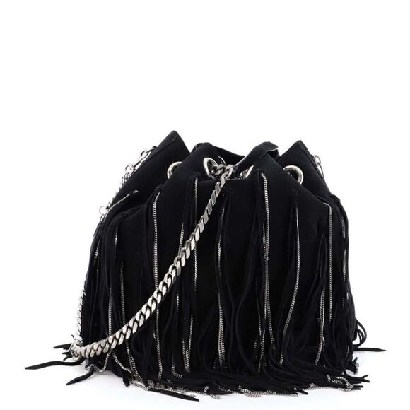 YSL Saint Laurent emmanuelle fringe bucket bag - Picture 1 of 8